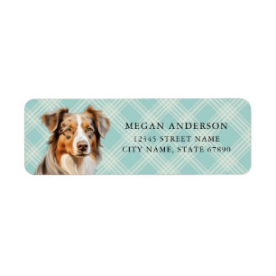 Australian Shepherd Return Address Labels