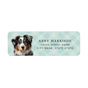 Australian Shepherd Return Address Labels