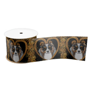 Australian Shepherd   Satin Ribbon