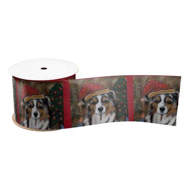 Australian Shepherd   Satin Ribbon (Spool)