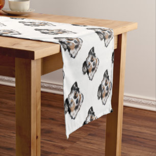 Australian Shepherd Short Table Runner