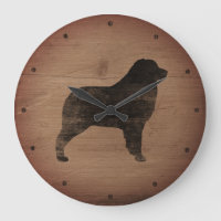 Australian Shepherd Silhouette Rustic