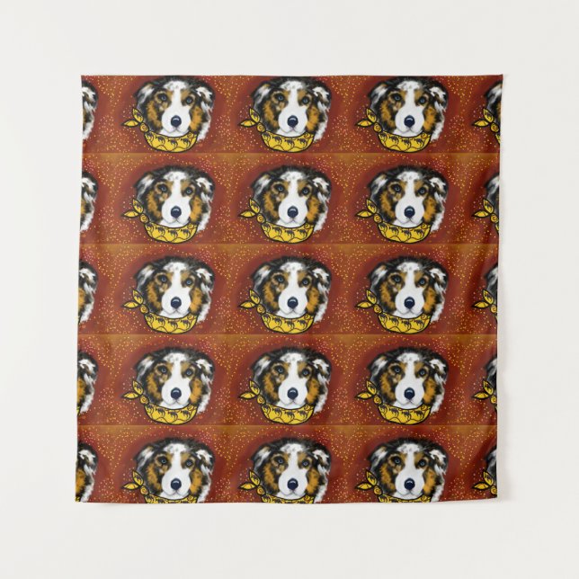 AUSTRALIAN SHEPHERD      TAPESTRY (Front)