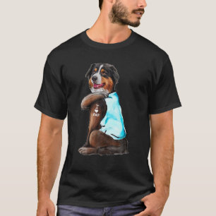 Australian Shepherd Tattoos I Love Dad Gift Father T-Shirt