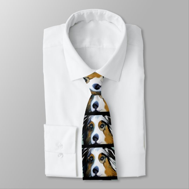 AUSTRALIAN SHEPHERD  TIE (Tied)