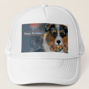 Australian Shepherd Trucker Hat