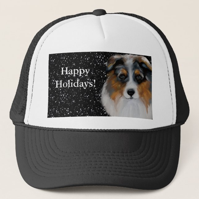 Australian Shepherd Trucker Hat (Front)