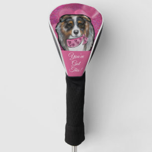 Australian Shepherd Valentine Golf Head Cover