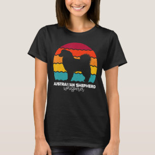 Australian Shepherd Whisperer Retro Vintage T-Shirt