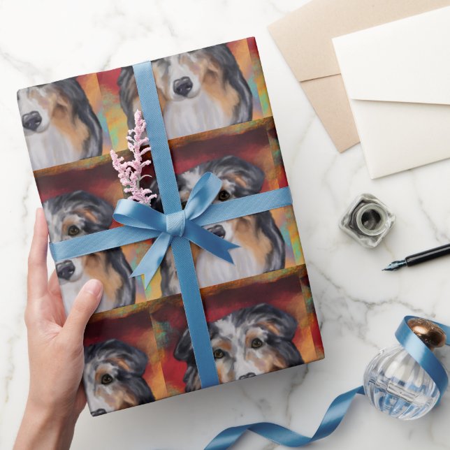 AUSTRALIAN SHEPHERD    WRAPPING PAPER (Gifting)