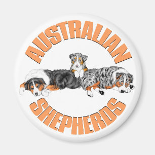 Australian Shepherds Magnet