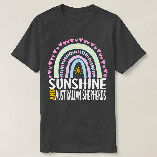 Australian Shepherds T-Shirt (Design Front)