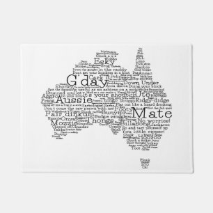 Australian slang map doormat