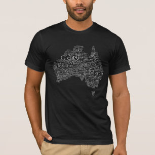 Australian slang map T-Shirt