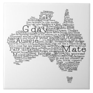 Australian slang map tile