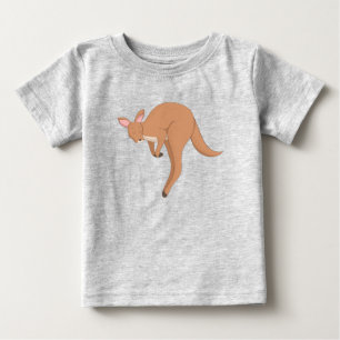 Australian Sleeping Kangaroo Baby T-Shirt
