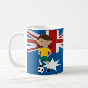 Australian Soccer Girl 4 Coffee Mug