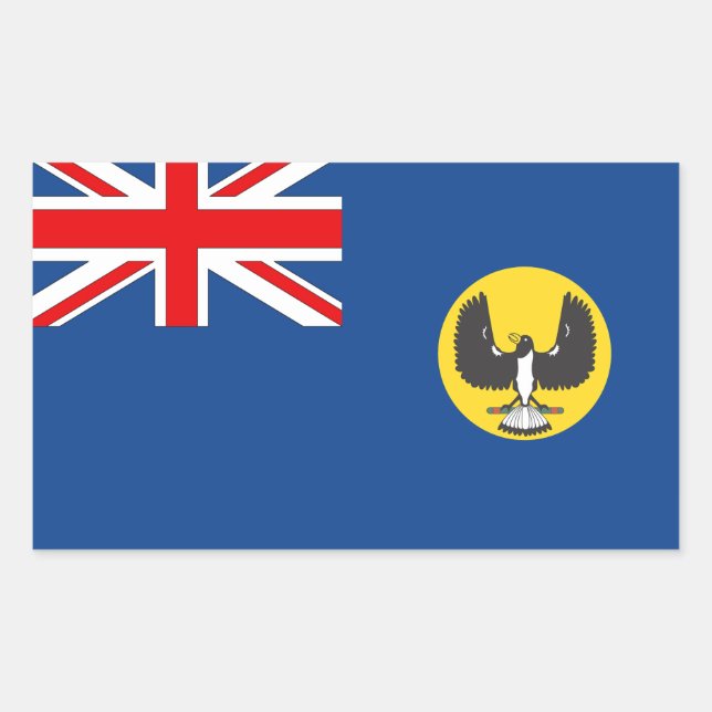Australian South Australia Flag Rectangular Sticker (Front)