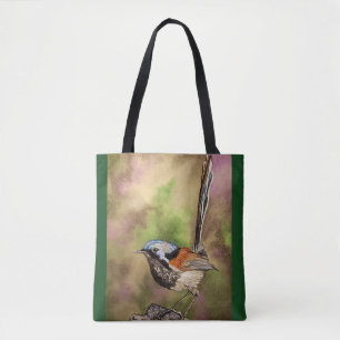 Australian Splendid Fairy Wren Tote Bag