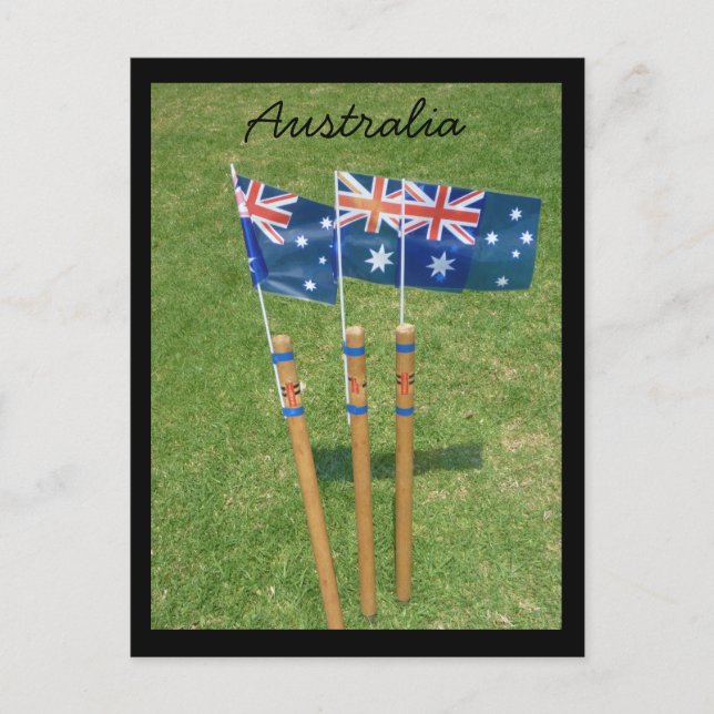 australian stumps postcard (Front)