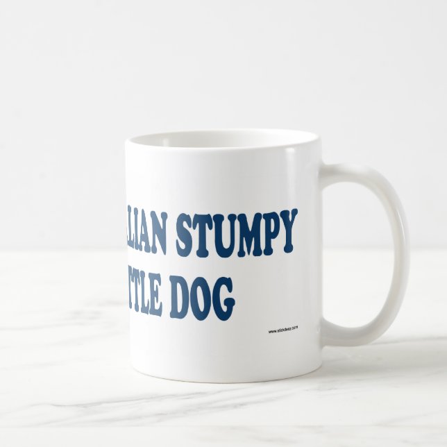 Australian Stumpy Tail Cattle Dog Blue Coffee Mug (Right)