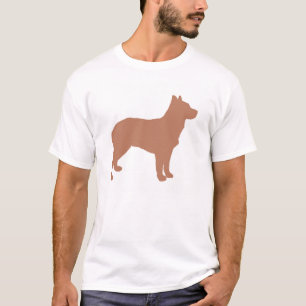 australian stumpy tail cattle dog silo red.png T-Shirt