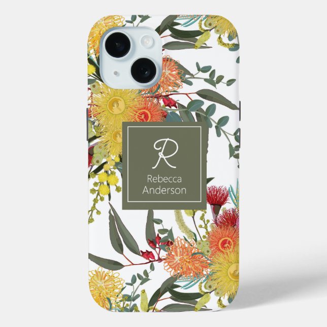 Australian Summer Bush Blooms  Case-Mate iPhone Case (Back)