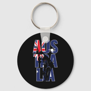 Australian Supporters Team Kit Gift Australia Cric Key Ring