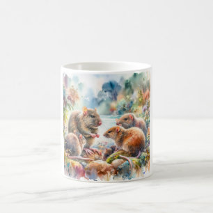 Australian Swamp Rats 060624AREF114 - Watercolor Coffee Mug