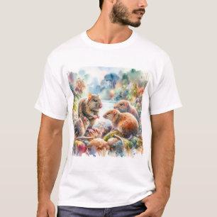 Australian Swamp Rats 060624AREF114 - Watercolor T-Shirt