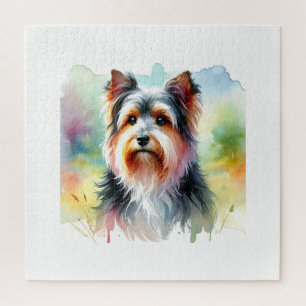 Australian Terrier 130924AREF151 - Watercolor Jigsaw Puzzle