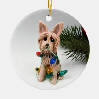 Australian Terrier Ceramic Ornament
