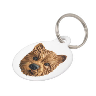 Australian Terrier Dog 3D Inspired Pet Tag