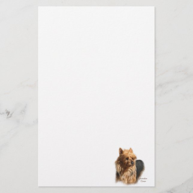 Australian Terrier Dog Art (Front)