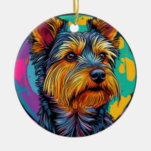 Australian Terrier dog Ceramic Ornament