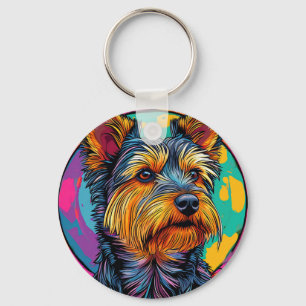 Australian Terrier dog Key Ring