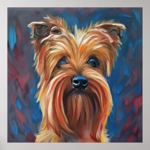 Australian Terrier - Dog Portrait Poster