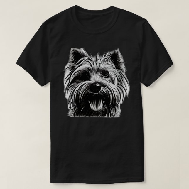 Australian Terrier Dog T-Shirt (Design Front)