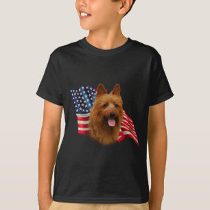 Australian Terrier Flag T-Shirt