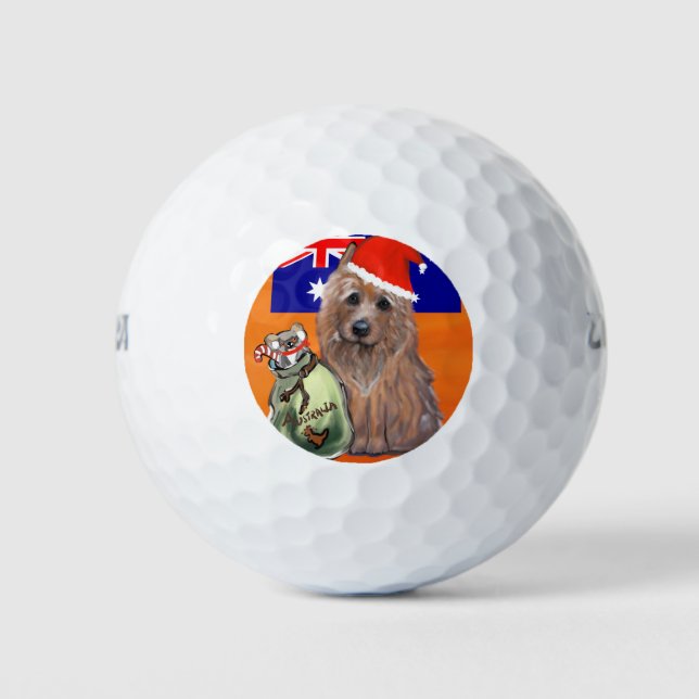 Australian Terrier Golf Balls (Front)