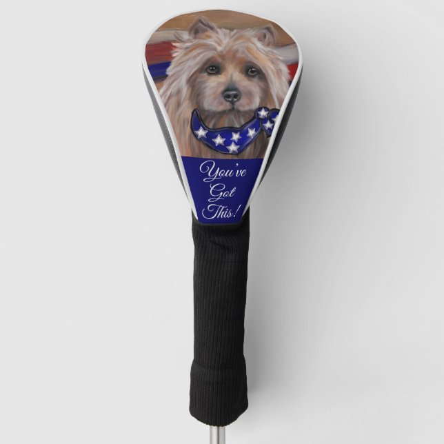  AUSTRALIAN TERRIER   GOLF HEAD COVER (Front)