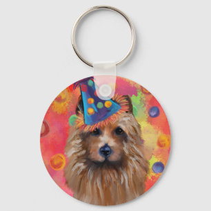 Australian Terrier Key Ring