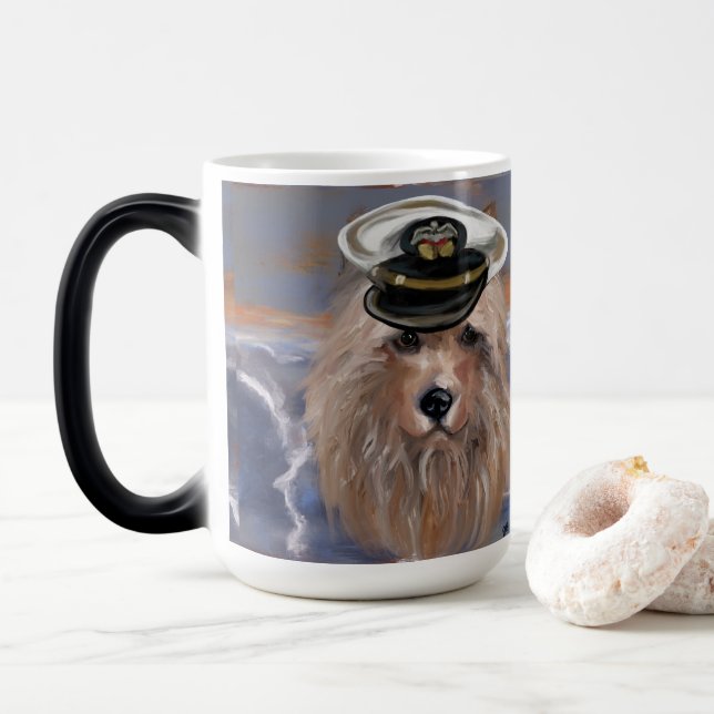  AUSTRALIAN TERRIER   MAGIC MUG (With Donut)