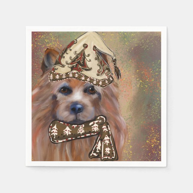 AUSTRALIAN TERRIER NAPKIN (Front)