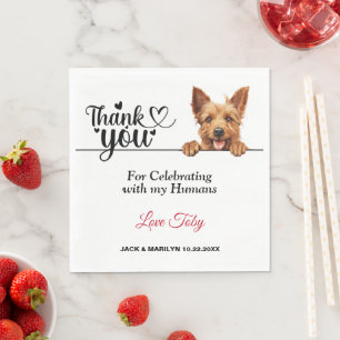 Australian Terrier Paper Napkin