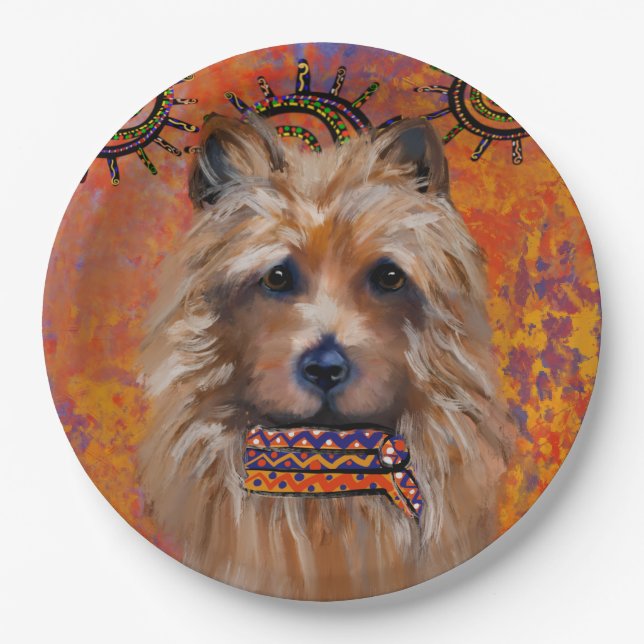 Australian Terrier         Paper Plate (Front)