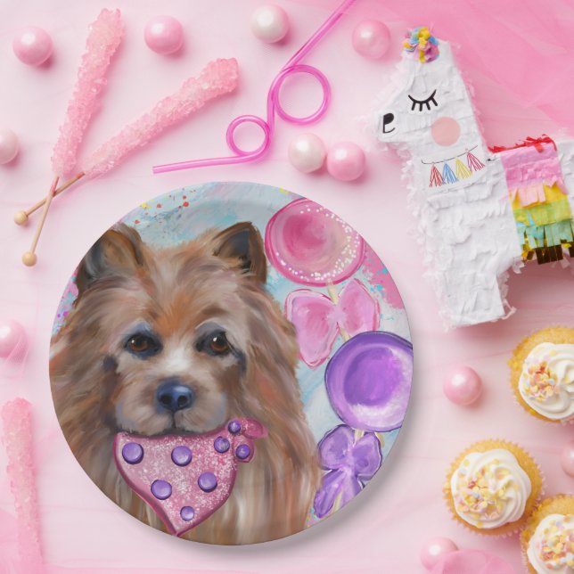 AUSTRALIAN TERRIER   PAPER PLATE (Party)