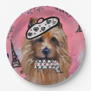 Australian Terrier     Paper Plate