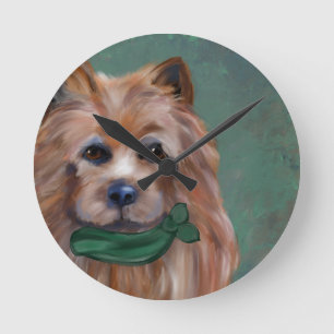 AUSTRALIAN TERRIER   ROUND CLOCK