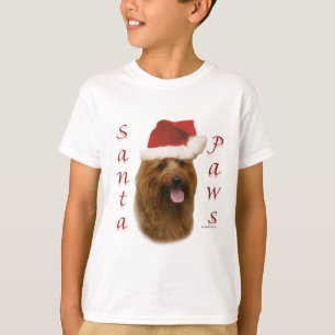 Australian Terrier Santa Paws T-Shirt